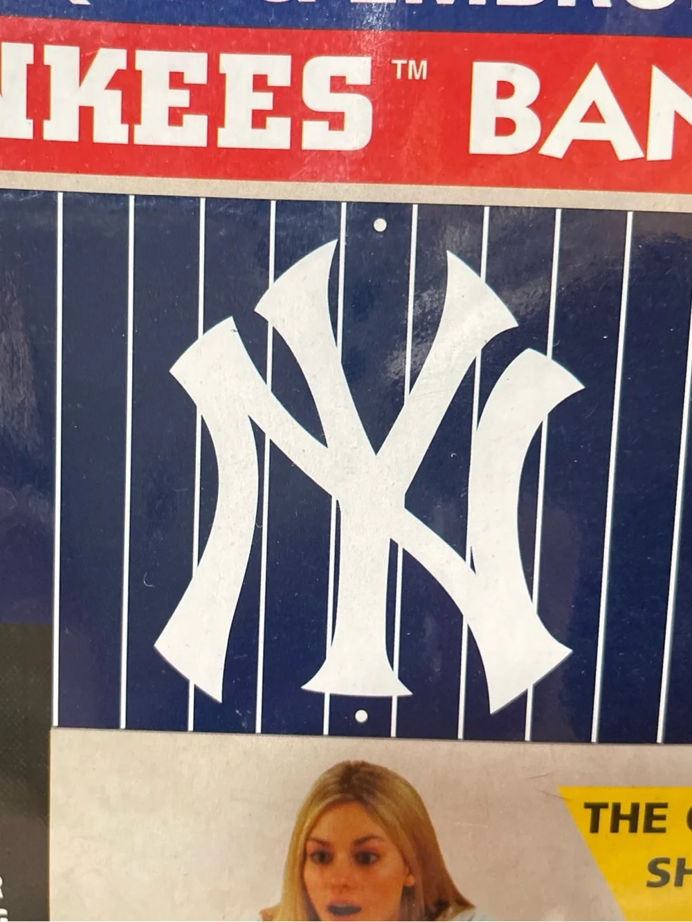 MLB New York Yankees Navy White Red Banner